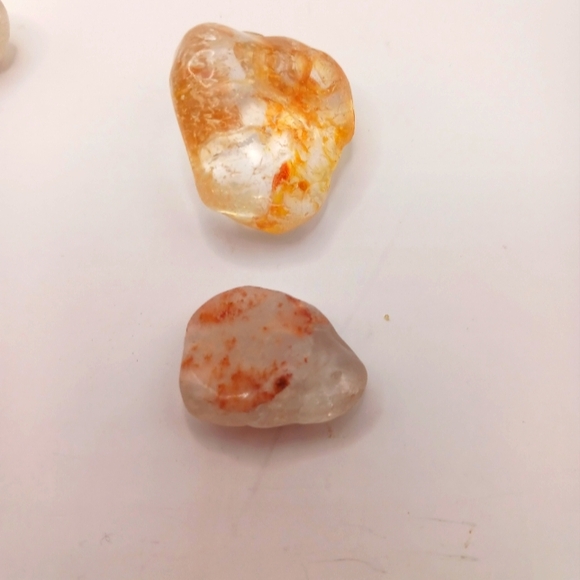 Quartz Crystals Tumbles with Inclusions Bundle of Lot of 9 - Picture 4 of 11